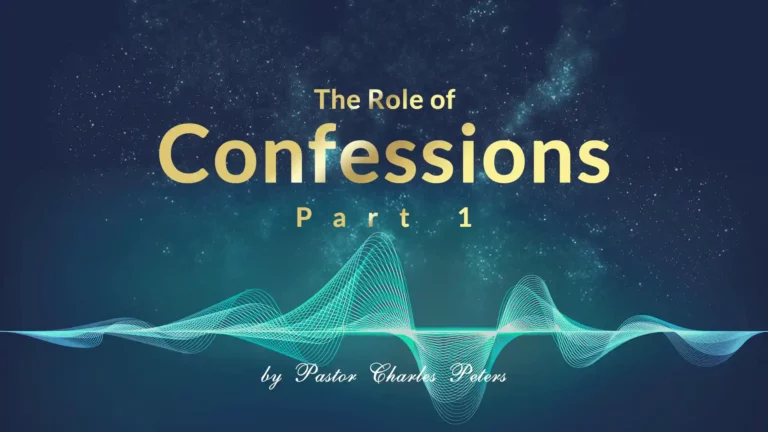 The Role of confession Part 1